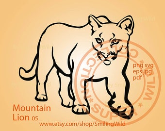 Free Free 278 Mountain Lion Svg SVG PNG EPS DXF File