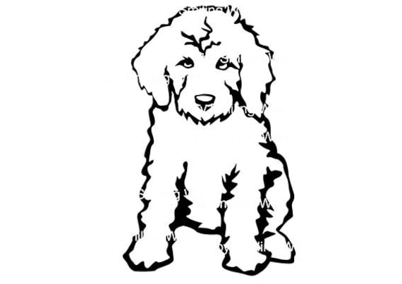 Goldendoodle Svg Dog Cut File Cuttable Clipart For Cricut Etsy