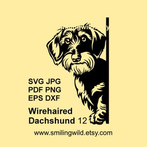 Dackel SVG & PNG, DXF Hund Clipart Vektorgrafik - Dackel Ecken Kunst, Handyhüllen Design zum Zitieren und Gravieren - sofort Download