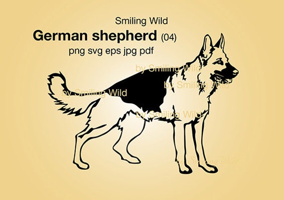 Download Free German Shepherd Dog Cut File Clipart German Shepherd Printable Etsy SVG Cut Files