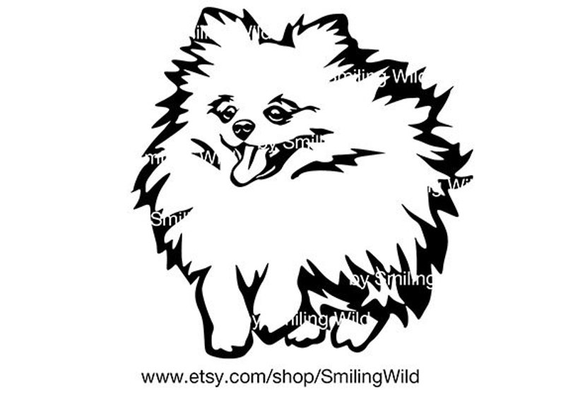 Download Running dog svg Pomeranian spitz svg clipart cut file ...