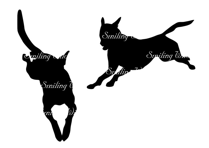 Läuft Malionois Hund Svg Clipart geschnitten Datei springen Etsy