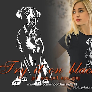 Größere Schweizer Sennenhund svg Vektorgrafik weiß schneidbare Datei, Clip Art