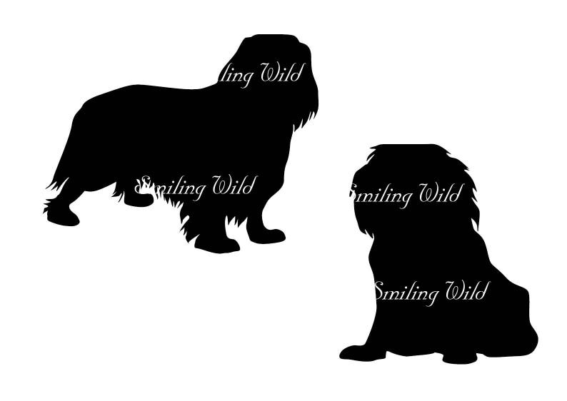 Download Cavalier King Charles Spaniel svg silhouette clipart ...
