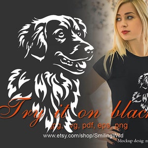 Toller hond SVG PNG vectorafbeelding laser gesneden bestand - witte hond clipart - Nova Scotia Duck Tolling Retriever cricut Graveerbare digitaal