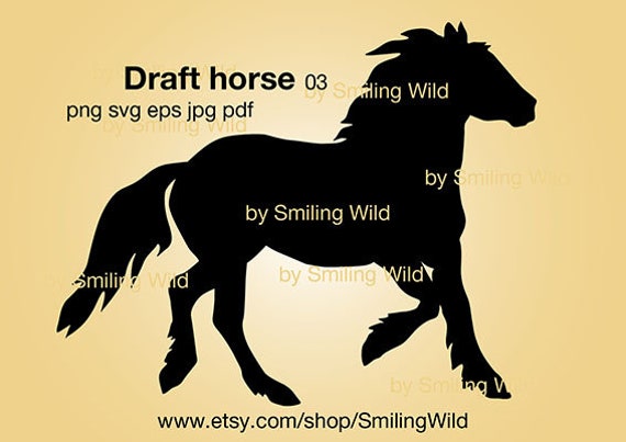 Download Running Draft Horse 03 Svg Clipart Cut File Cuttable Running Etsy 3D SVG Files Ideas | SVG, Paper Crafts, SVG File