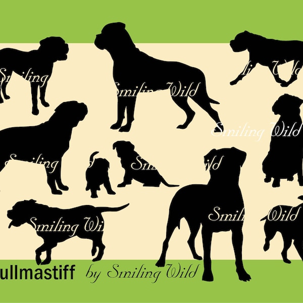 bullmastiff svg silhouette clipart Gamekeeper Night Dog printable bullmastiff cut file digital dog commercial use vector graphic art png