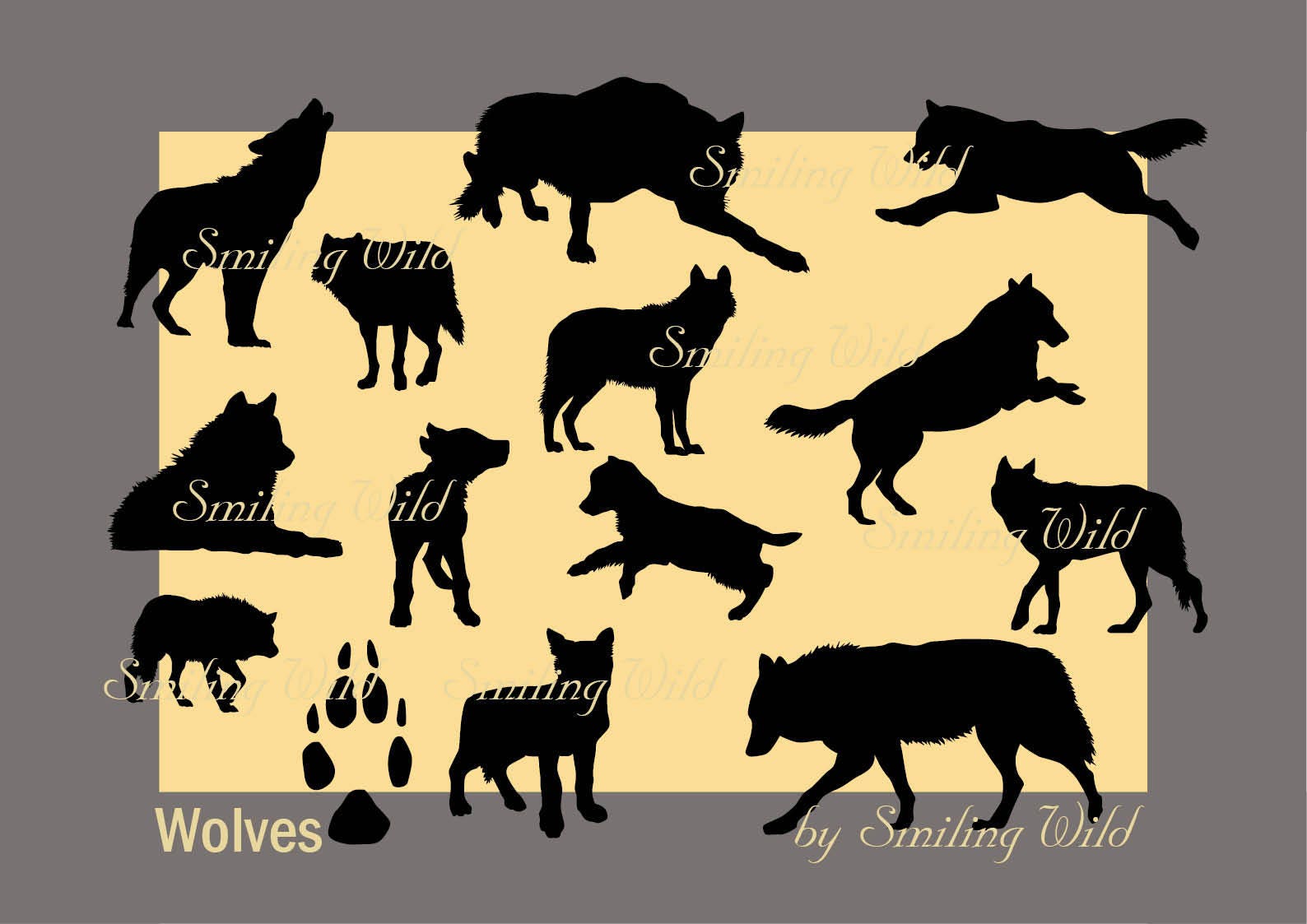 Download Wolf silhouette svg clip art png North America wolves cub ...