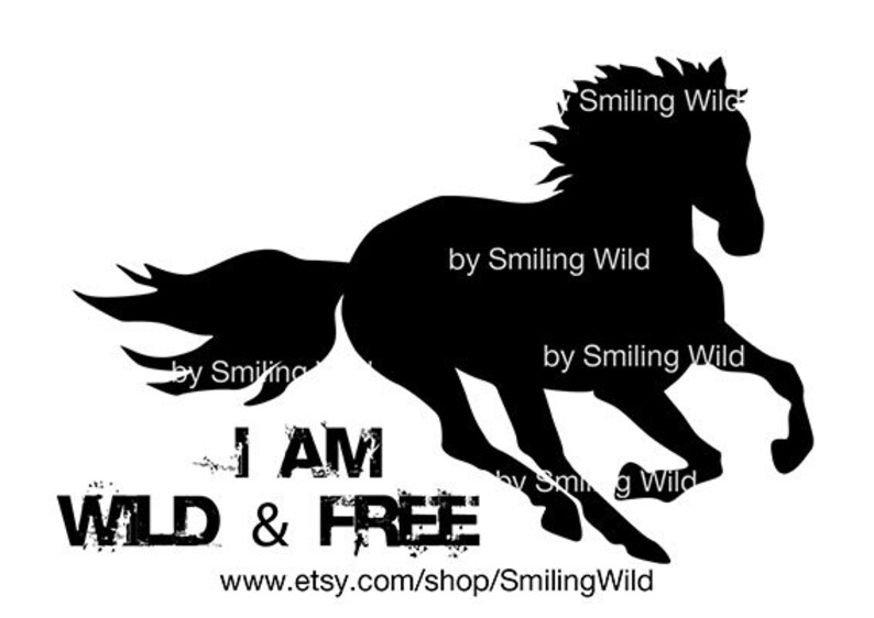 Download Clipart Vector Graphic Silhouette Running Horse Mustang Svg Cut File Cuttable Artwork I Am Wild 03 Wild Horse Clip Art Art Collectibles Safarni Org
