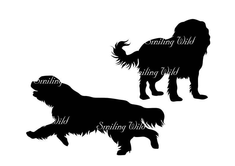 Download Cavalier King Charles Spaniel svg silhouette clipart ...