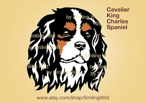 etsy cavalier king charles spaniel