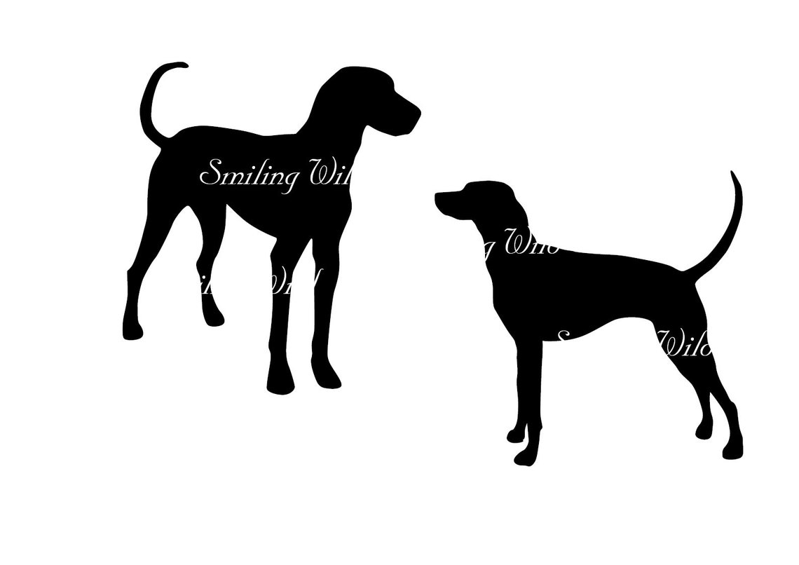 Redbone Coonhound Svg Dog Clipart Vector Graphic Art Redbone - Etsy