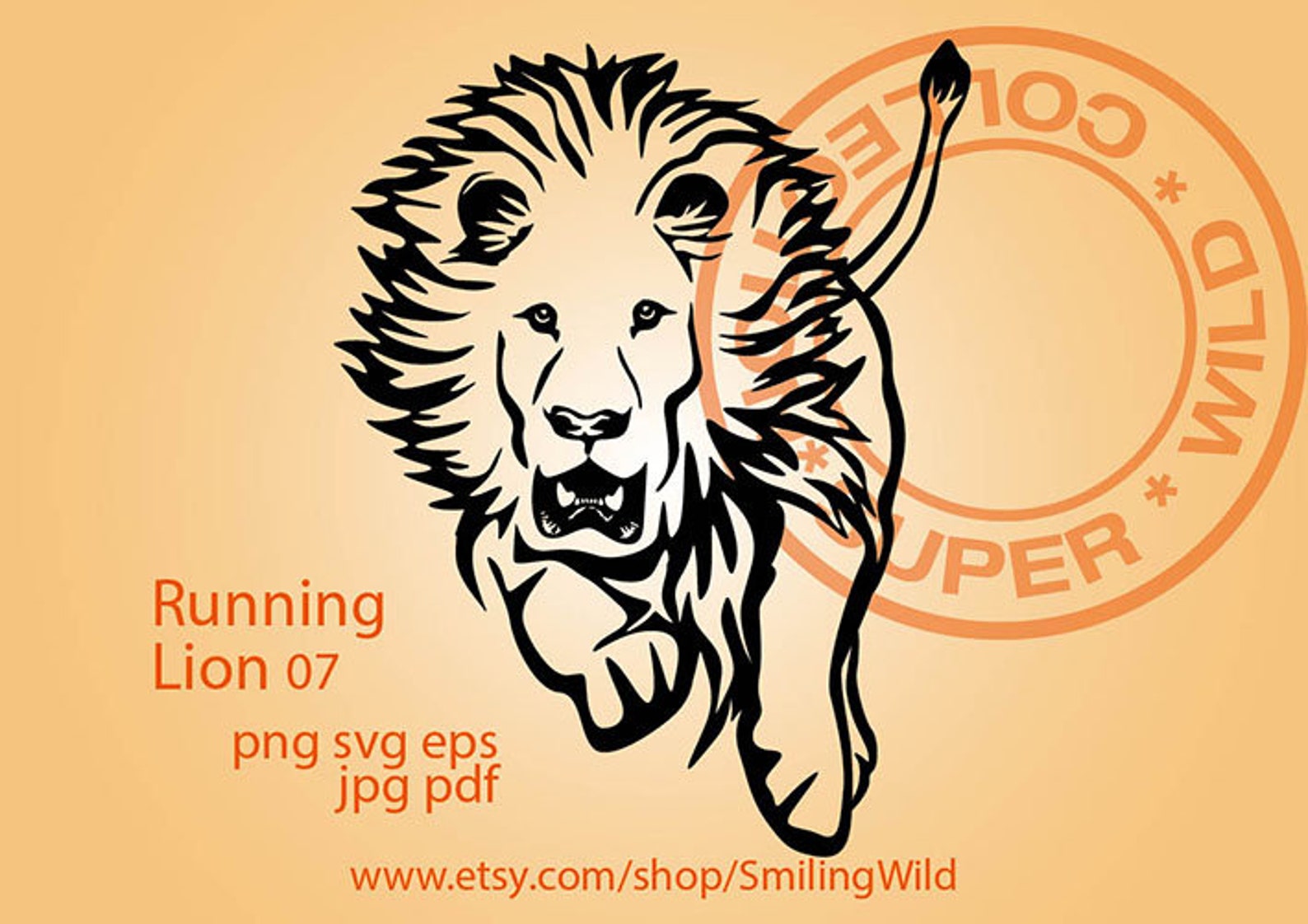 Free Free 129 Running Lion Svg SVG PNG EPS DXF File