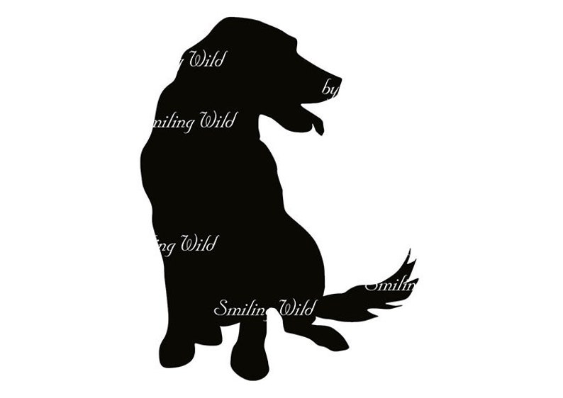 Download Sitting dog silhouette clipart svg vector graphic ...