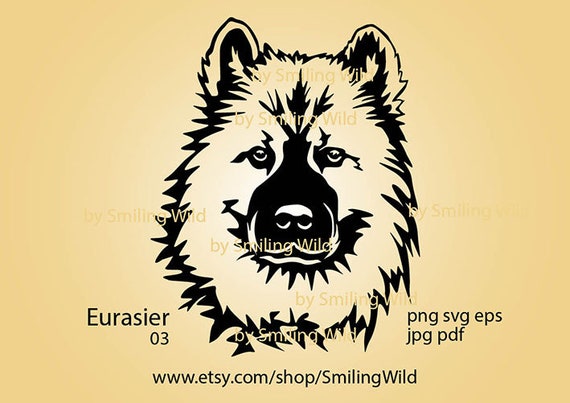 Eurasier Umbrella - Blue Eurasier Umbrella - Blue