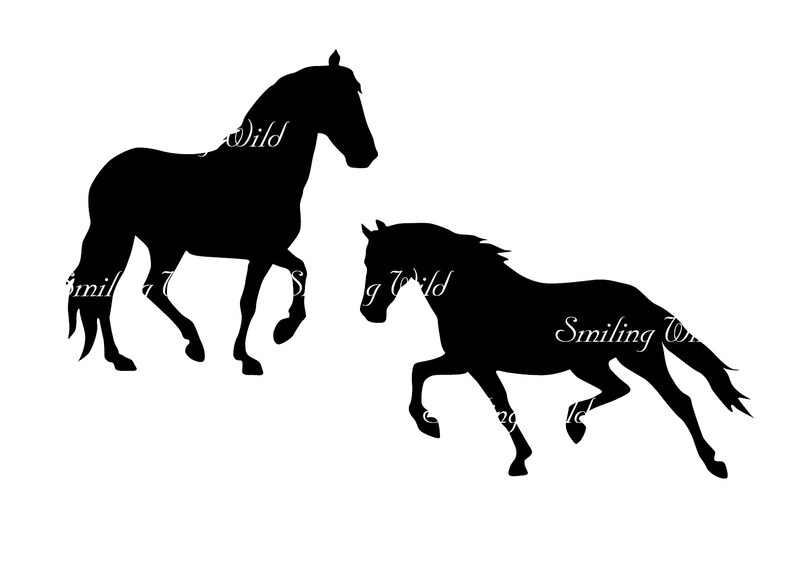 Download Andalusian Horse Silhouette Clipart Svg Running Horse Artwork Pure Spanish Horse Cut File Cutable Vector Graphic Art Printable Png Eps Clip Art Art Collectibles