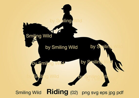 Download Horseback Riding Svg Silhouette Clipart Cut File Equestrian Etsy PSD Mockup Templates