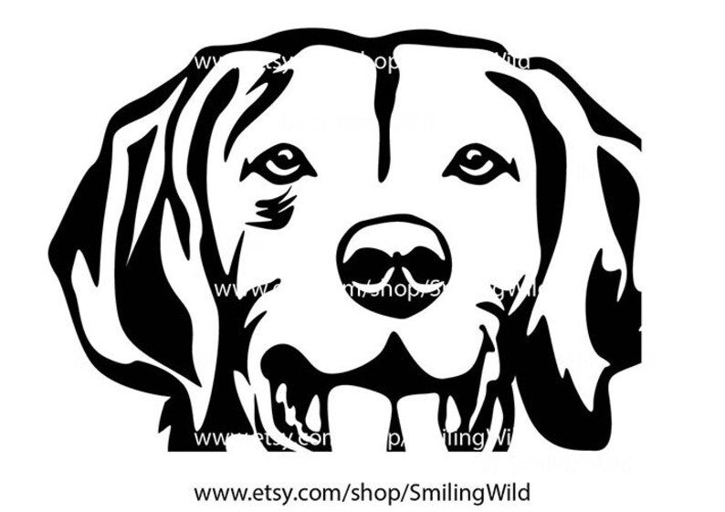 Download Hungarian Vizsla svg smiling dog portrait clipart vector ...