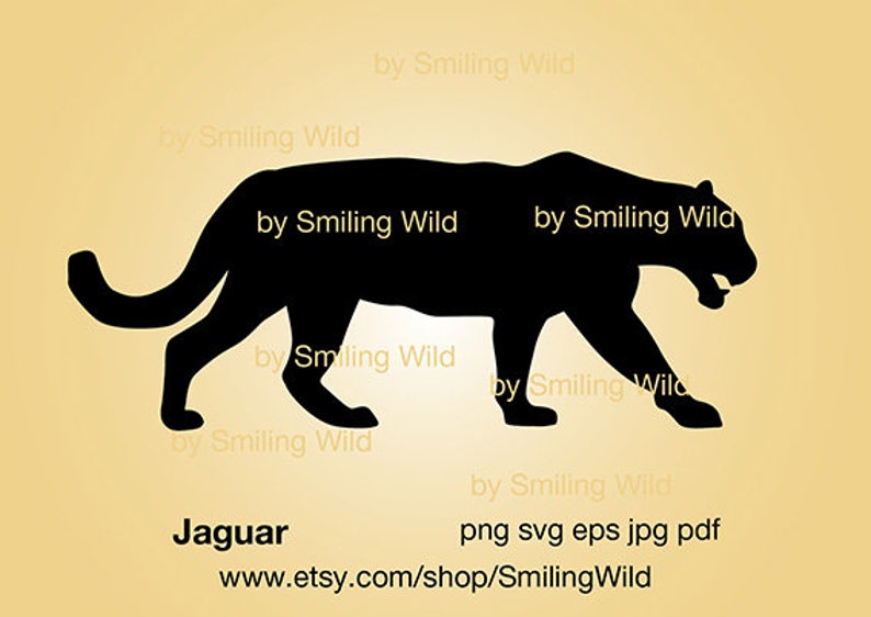 Download Clip Art Art Collectibles Jaguar Silhouette Svg Clipart Vector Graphic Art Leopard Puma Panther Svg Logo Cut File Digital Design Cuttable