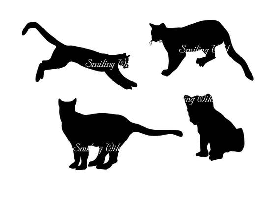 Download Puma Svg Cougar Silhouette Mountain Lion Printable Pantera Etsy