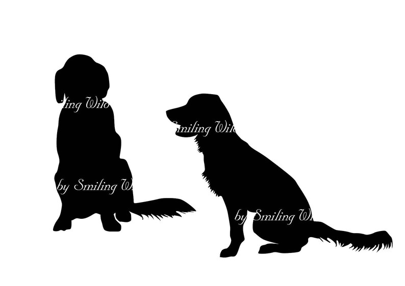 Download Golden retriever svg silhouette clipart dog cut file ...