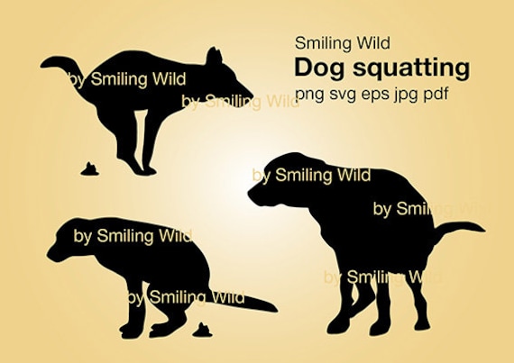 Download Dog Squatting Svg Clipart Dog Poop Vector Graphic File Design Etsy PSD Mockup Templates