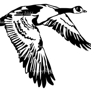 Canada Goose Svg Clipart Vector Graphic Art Artwork Canada Goose Geese ...