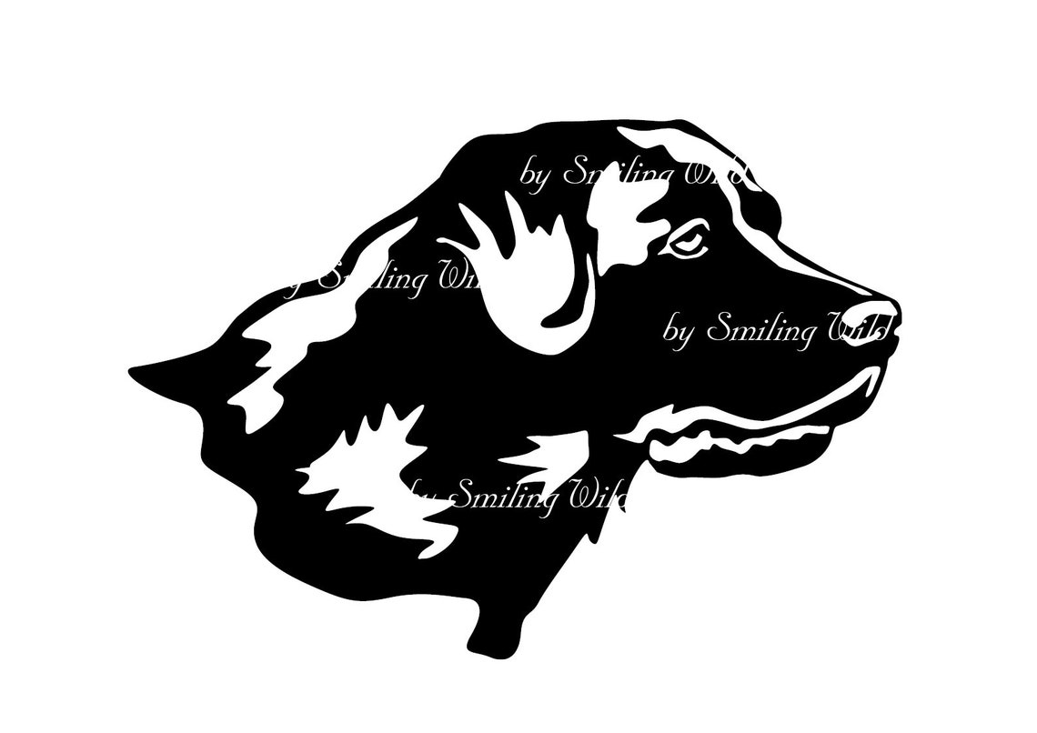Lab Svg Dog Clipart Black Labrador Retriever Vector Graphic - Etsy Canada