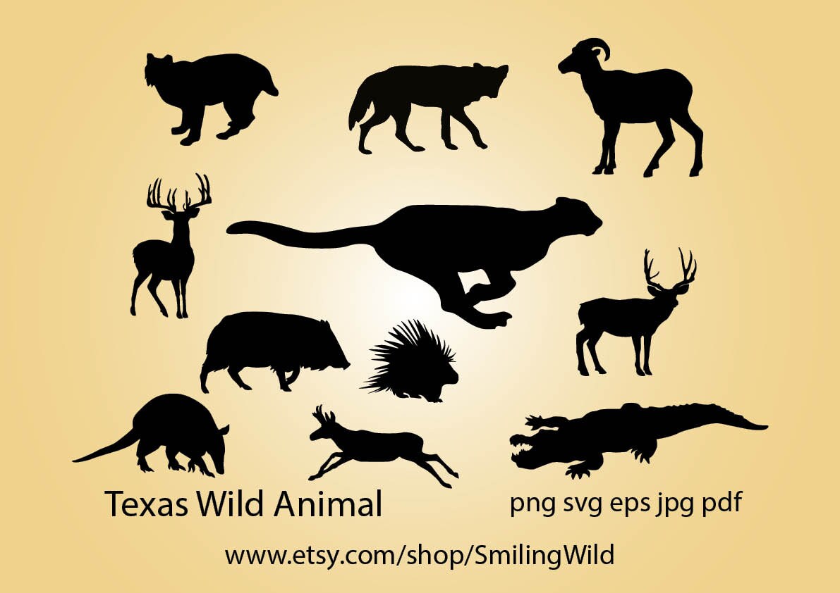 Texas Wild Animal Silhouette Svg Clipart Cut File Porcupine - Etsy Texas Wild Animal Silhouette Svg Clipart Cut File Porcupine - Etsy