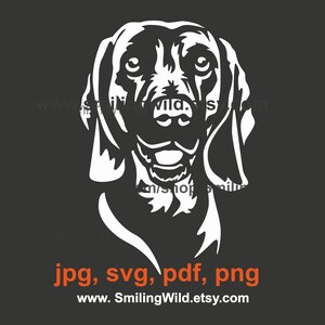 Bayerischer Berg Sennenhund svg digitale Clip Art Illustration, Bayerischer Sennenhund Vektorgrafik schneidbares Design