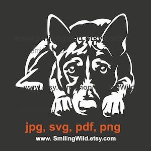 Basenji dog svg White vector graphic art