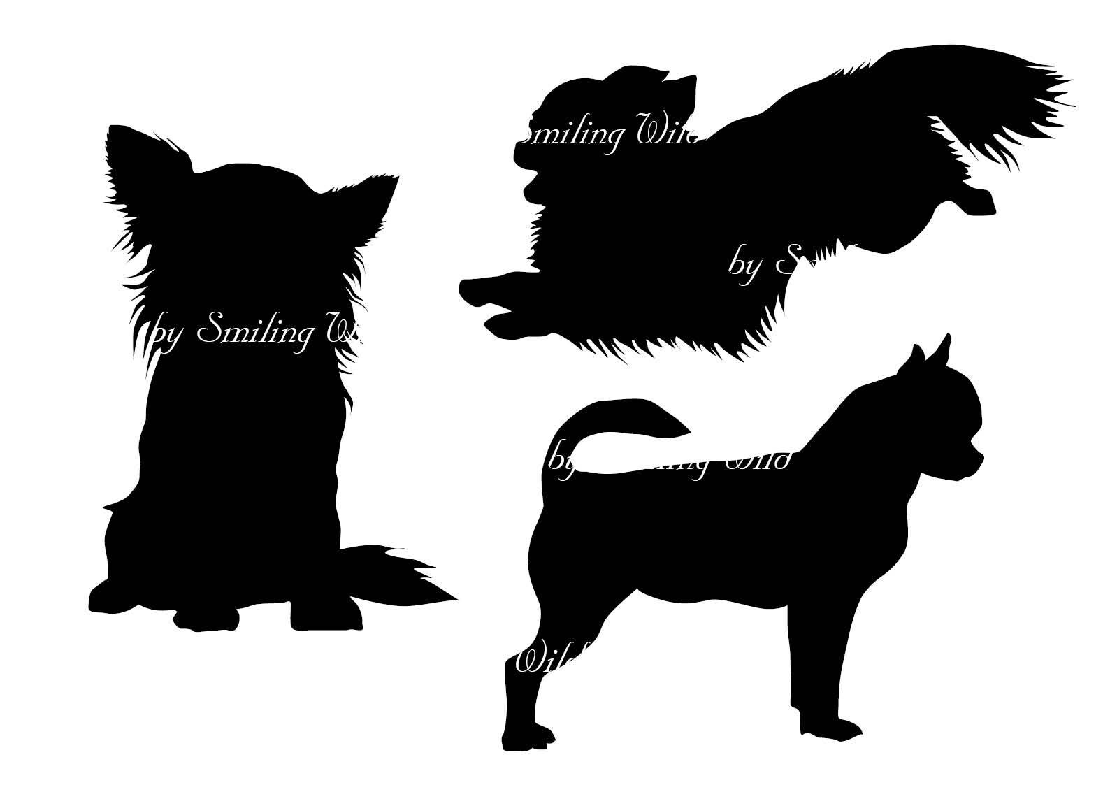Chihuahua svg silhouette png clipart cut file dog ...