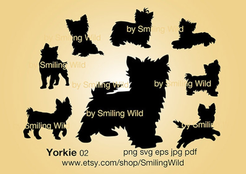Download Clip Art Art Collectibles 02 Svg Clipart Yorkie Vector Graphic Art Dog Silhouette Printable Cricut Cut File Yorkshire Terrier Digital Design Png Yorkshire Terrier