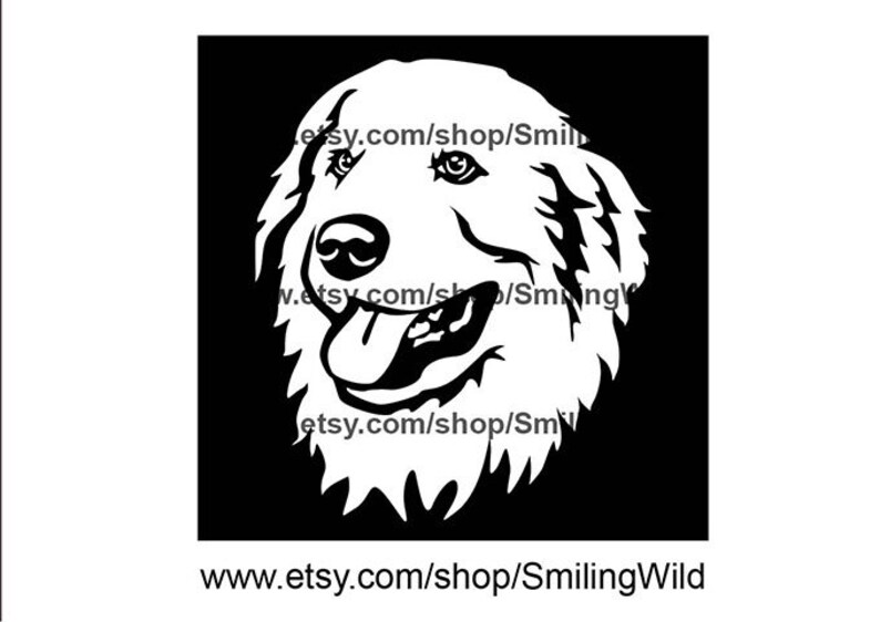 Download Great Pyrenees svg vector graphic art Dog White Print on ...