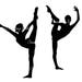 Acro Dance Svg Silhouette Clipart Printable Dancing Woman Gymnastic ...