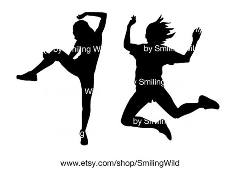 Download Zumba dance svg cut file silhouette jumping dancing woman ...