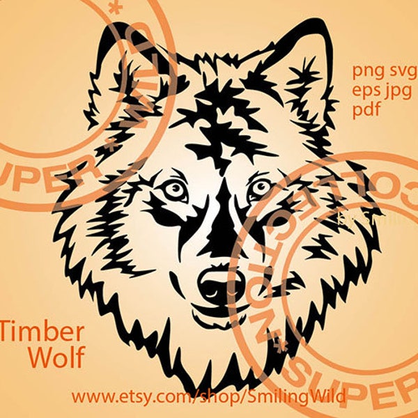 Timber Wolf - Etsy