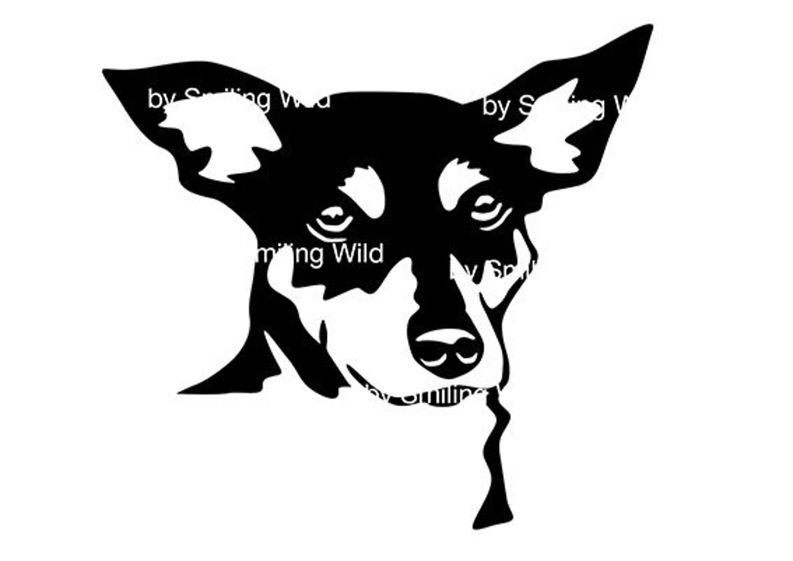 Rat Terrier Svg Clipart Cut File Cuttable Vector Graphic Art Etsy