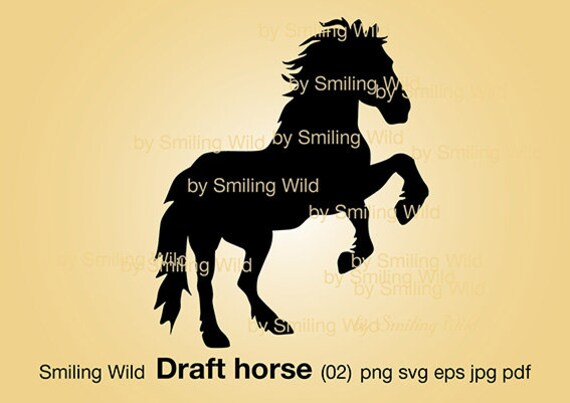 Download Wild Horse Svg Raging Draft Horse Svg Clipart Vector Graphic Etsy 3D SVG Files Ideas | SVG, Paper Crafts, SVG File