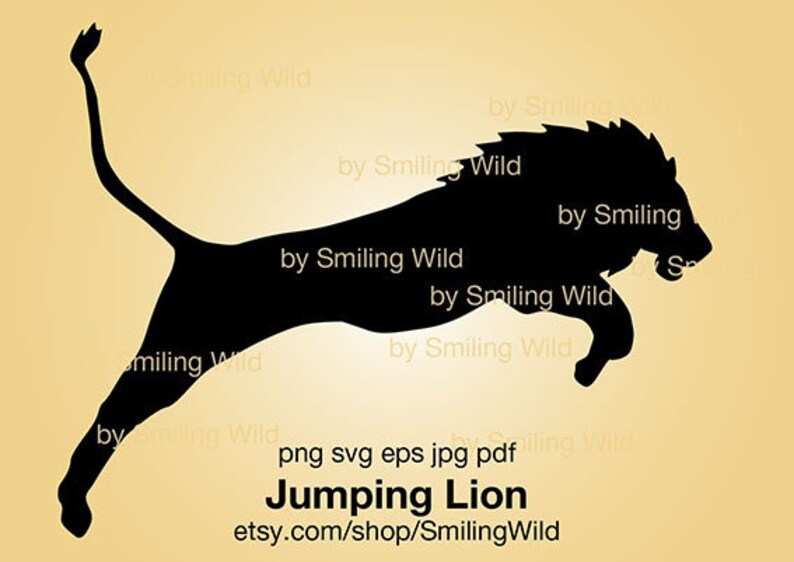 Free Free Jumping Lion Svg 522 SVG PNG EPS DXF File
