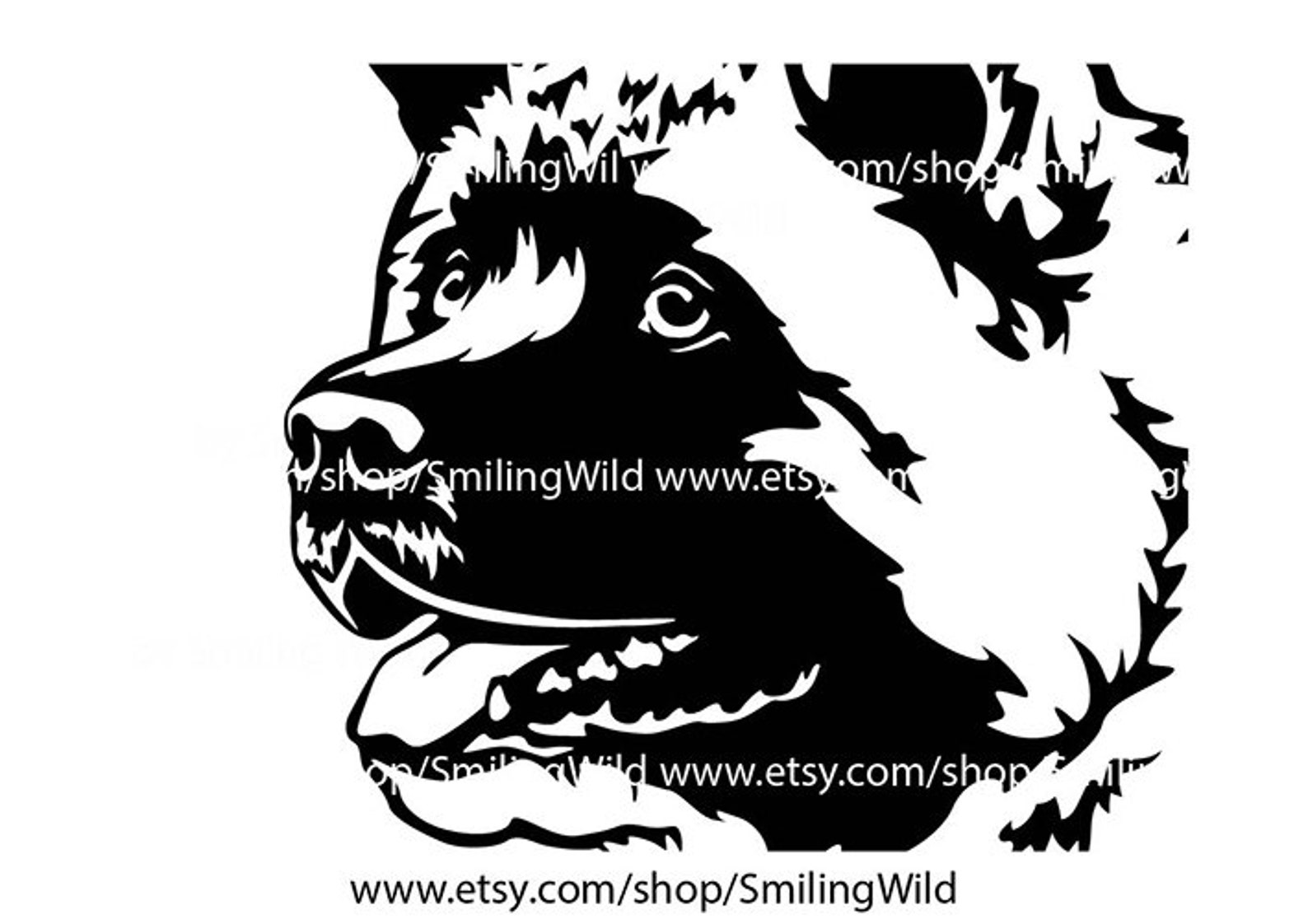 Akita American Svg Head Portrait Dog Vector Art Akita Clipart - Etsy UK