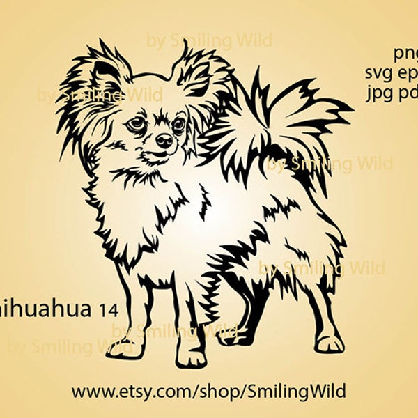 Chihuahua svg dog vector art cut file cuttable art for logo design Chihuahua digital t shirt art