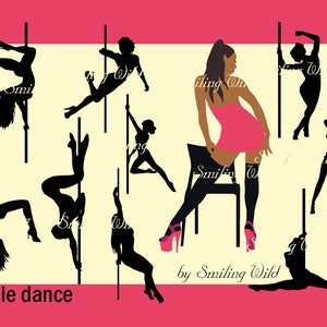 pole dance svg clipart silhouette stripper tanz cutout printable instant download bachelor party digital dances png scrapbooking download