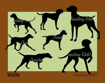 hungarian vizsla svg silhouette clipart running dog png cutout cuttable vizsla dog printable vector graphic art file commercial use digital