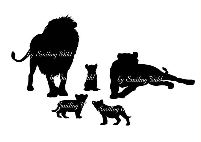 Free Free 333 Silhouette Lion Cub Svg SVG PNG EPS DXF File