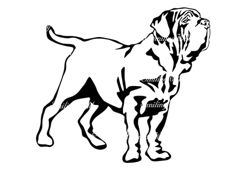 Download Neapolitan Mastiff svg vector graphic art Neapolitan ...