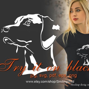 Vizsla svg png vector portrait, pointing, hunting dog clip art, Magyar Vizsla cut file cricut digital design
