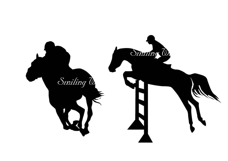 Download Jockey running horse silhouette svg clipart horse png ...