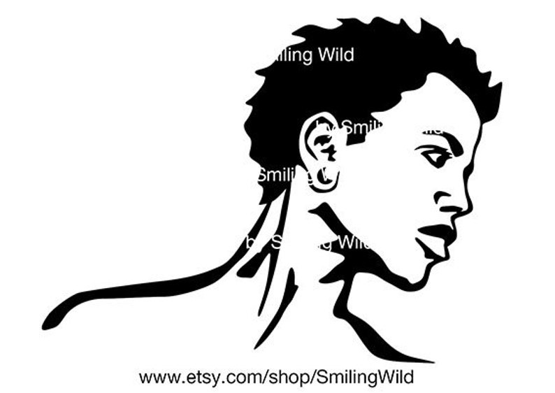 Download Black Woman Svg Portrait Head Cut File Profile Afro American Woman Svg Clipart Cuttable Vector Graphic Art Artwork Design Clip Art Art Collectibles Sultraline Id