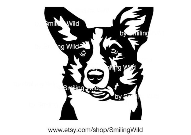 Corgi svg Welsh Corgi Cardigan clipart vector graphic art | Etsy